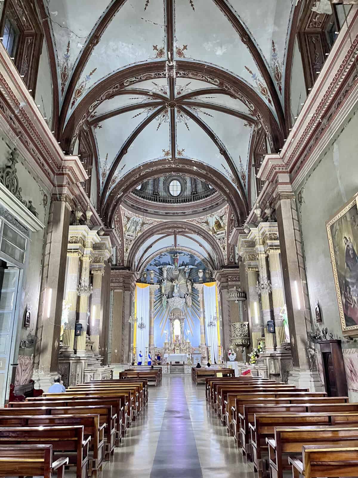 Interior of basilica