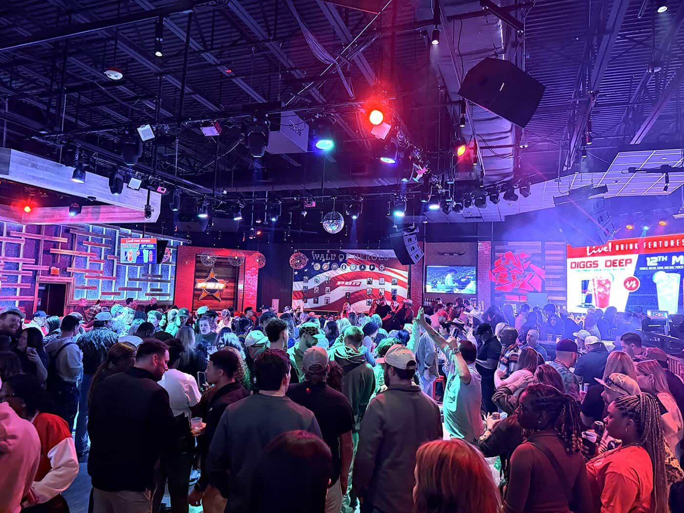 PBR Cowboy Bar dance floor