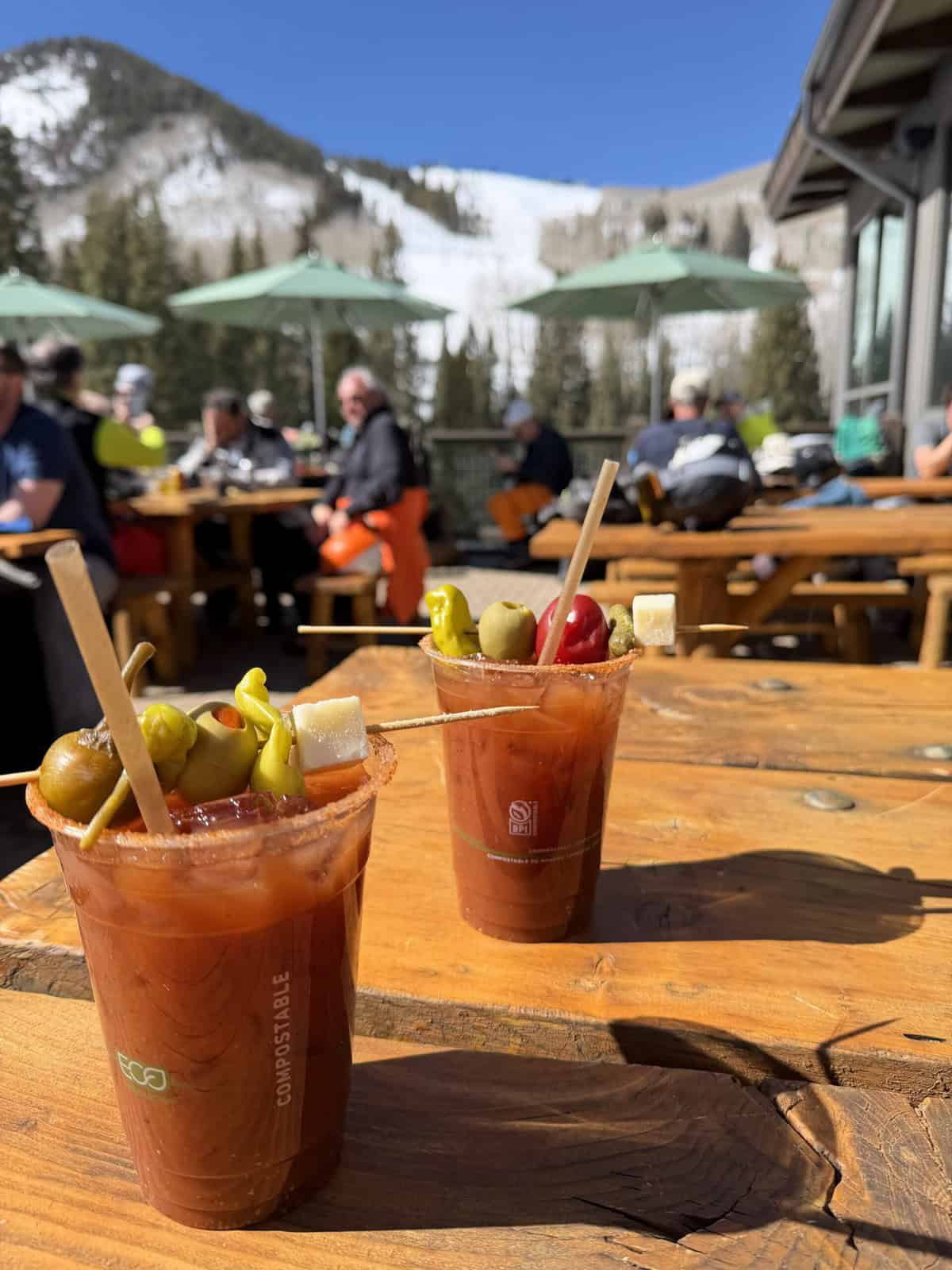 Beaver Creek ski resort cocktails.