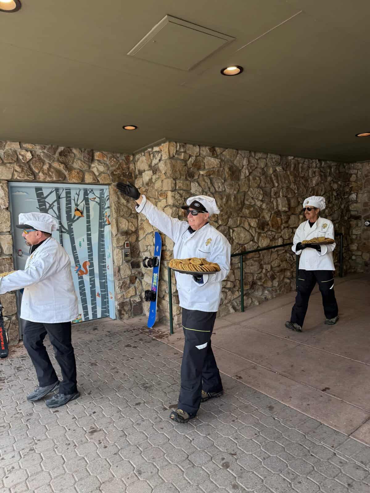 chefs serving cookies