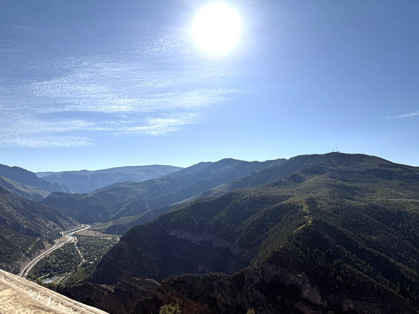 Swing 1,300 Feet Above the Colorado River in Glenwood Springs, Colorado